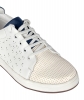 white leather sneaker
